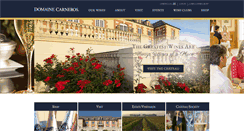 Desktop Screenshot of domainecarneros.com